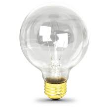 25 Watt G25 Bath Vanity Incandescent Light Bulb Feit Electric