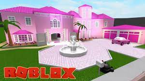 Baby alive move into barbie dreamhouse in roblox. Barbie Dream House Speedbuild In Roblox Bloxburg Youtube