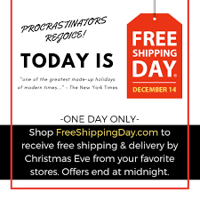 Free shipping day is a commercial holiday that's celebrated in the middle of december. Free Shipping Day Freeshippingday Twitter