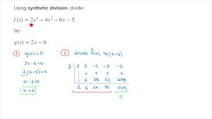 It is generally used to find out the zeroes or roots of polynomials and not for the division of factors. Synthetic Division Of Polynomials Dividing Polynomials By Linear Functions