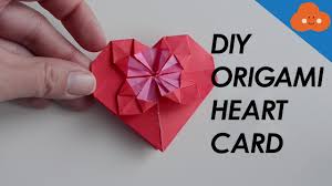 Start with a six inch square piece of paper. Diy Origami Heart Card Youtube