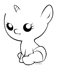 Cool, big and beautiful coloring pages with ponies, princess ponies, tempest shadow, grubber, captain celaeno, princess skystar, capper, songbird serenade and other characters from my little pony the movie. Uni Pony Baby Base By Alicatkat On Deviantart