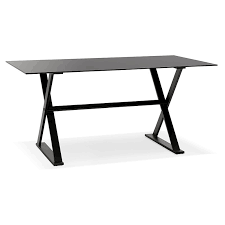 For example, if you simply want a space to do basic tasks and display decorative objects, a glass writing desk with drawers may be all you need. Table Design Or 160 X 80 Cm Wendy Glass Desk Black