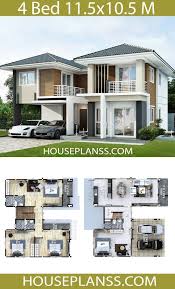 Maybe you would like to learn more about one of these? House Design Plans Idea 11 5x10 5 With 4 Bedrooms Home Ideas 115x105 Bedrooms Design Bungalow House Design House Construction Plan Kerala House Design