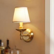 The top countries of supplier is china, from which the percentage. Candlestick Bedroom Reading Wall Lamp Rural Fabric 1 Light Gold Sconce Light With Cone Shade Beautifulhalo Com