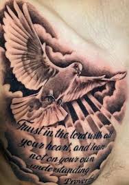 Several dove tattoos out there could incorporate a singular dove, while others can combine a dove with an accompanying statement, as well as other symbolic objects and animals. 75 Stunning Bird Tattoo Designs Ideas Tattoo Me Now