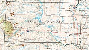By doing this, users can see how different features South Dakota Map And South Dakota Satellite Image