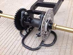 For Large Bull Homemade Atv 81cm Rear Axle After Flat Fork Belt Crankset Disc Assembly Trike Motorcycle Go Kart Engines Drift Trike Motorized