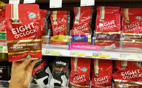 1.1 eight o'clock coffee the original, medium roast, whole bean coffee, 36 ounce (pack of 1), 100% arabica, kosher certified. New 2 25 In Eight O Clock Coffee Coupon Only 3 10 Per Bag At Target Print Now Free Stuff Finder