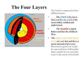 But instead, it is made up of several layers. Layers Of The Earth Ppt Download