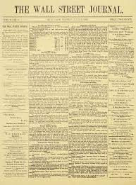 The Wall Street Journal S First Edition Wall Street Journal Wall Street Journal Newspaper Wall Street