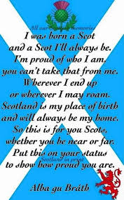A Scot I Will Always Be Schottische Spruche