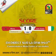 Cote d'ivoire bénéficie du corner. Rfm Score Match Maroc Vs Cote D Ivoire Can2019 Facebook