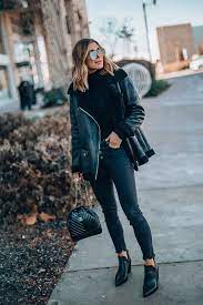 Foolproof Outfit For Thanksgiving And My Favorite Black Skinny Jeans Cella Jane Winter Outfit Inspiration Winter Fashion Outfits Black Jeans Outfit Winter
