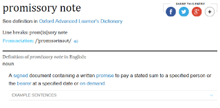 And (4) goals should be measurable. 49 Oxford Dictionaries Online Definition For Promissory Note Download Scientific Diagram