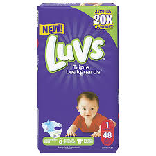 Luvs Triple Leakguards Diapers Jumbo Pack Size 1