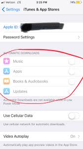 Automatic Downloads Are Grayed Out Iphone