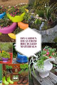 17 Beatiful Diy Garden Ideas From Recycled Materials Diy Garden Recycled Materials Recycling