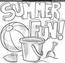 Coloring pages are fun for children of all ages and are a great educational tool that helps children develop fine motor skills, creativity and color recognition! Summer Fun Coloring Book Pages Beach In Summer Coloring Page For Coloring Home