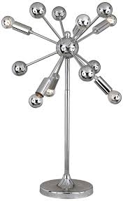 Nucleotide Polished Chrome 25 High Table Lamp J5059 Lamps Plus Chrome Table Lamp Lamp Table Lamp