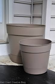 I started with these plain jane planters from target. Painting Plastic Planters Infarrantly Creative
