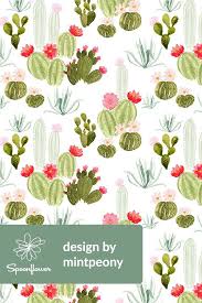 A phone number is required with expedited shipping. Colorful Fabrics Digitally Printed By Spoonflower Bloomin Desert In 2021 Cactus Illustration Cactus Fabric Cactus Backgrounds