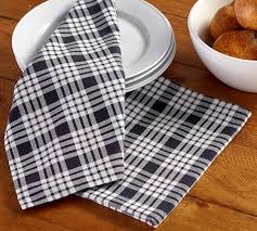 wellesley plaid kitchen towel set of 2
