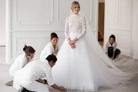 Is budget bridalwear a good option? The Blonde Salad S Chiara Ferragni Is Married Go Inside Her Final Wedding Dress Fitting At Dior Vogue