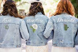 Cool Diy Denim Jacket Kits For The Bride cool diy denim jacket kits for the bride