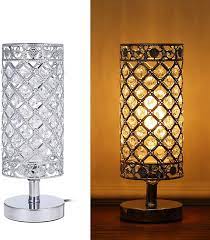 Modern crystal table lamp beside nightstand bedroom reading night light for gift. Crystal Night Lights Table Decorative Nightstand Desk Lamp Modern Accent Bedside Small Table Lamps Ambient Lights For Bedroom Led Night Lights Aliexpress
