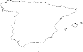 Find the perfect spain country outline stock photos and editorial news pictures from getty images. Blank Outline Map Of Spain