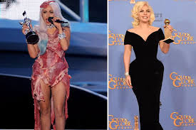 Lady gaga shines in more than 100 carats of diamonds at the 2019 grammys. Lady Gaga The Most Iconic Red Carpet Looks Of All Time Starbiz Net