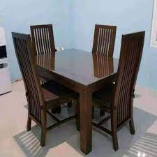Harga meja makan 4 kursi ini bagi kami pengrajin mebel jepara akan sangat terjangkau sekali. Set Meja Makan Kursi Balero Meja Makan Kaca 4 Kursi Shopee Indonesia