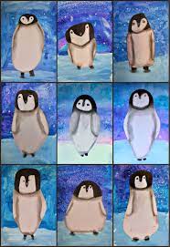 March Of The Penguins Winter Art Projects Winter Art Lesson Kids Art Projects