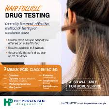 Drug use can continue show up in hair up to a year after use, depending on the length of the hair strand. Hair Follicle Drug Testing Is Hi Precision Diagnostics Facebook