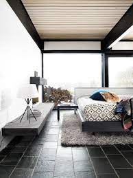 Are you not a big fan of wood as your furniture pieces? Slate Flooring Love These Staggered Rectangular Tiles With A Darker Grout Bedroom Design Home Interior Design