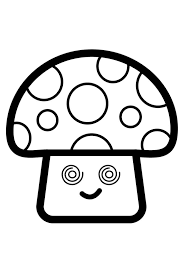 All you need is photoshop (or similar), a good photo, and a couple of minutes. Coloring Mushroom Drawing Easy