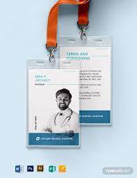 Afterward, you can print or share your id card in digital formats. 10 Doctor Id Card Templates Ms Word Publisher Photoshop Illustrator Apple Pages Free Premium Templates
