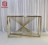 Factory Price Modern Gold Marble Console Table of High Quality