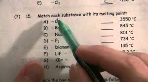 boiling melting points and intermolecular forces