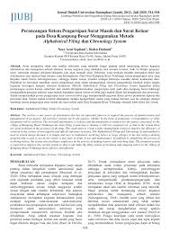 Contoh format pembukuan keluar masuk barang. Pdf Perancangan Sistem Pengarsipan Surat Masuk Dan Surat Keluar Pada Desa Kampung Besar Menggunakan Metode Alphabetical Filing Dan Chronology System