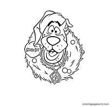 You could also print the picture by clicking the print button above the image. Scooby Doo Christmas Coloring Pages Scooby Doo Coloring Pages Coloring Pages For Kids And Adults