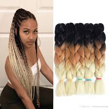 Crochet and latch hook freetress is made of fiber exclusively developed to resemble the touch and feel of human hair. 24inch 100g Pack Kanekalon Jumbo Box Braiding Hair Extensions Ombre Kanekalon Jumbo Crochet Box Braids Hair From Xuchangyongsheng 3 62 Dhgate Com