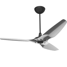 Shop for outdoor ceiling fans and the best in modern furniture. Big Ass Fans Fr150a U0f10 3h03 02258 779p010 Chrome Haiku 60 Universal Mount 3 Blade Outdoor Ceiling Fan With Remote Control And Black Motor Body Lightingshowplace Com