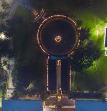 Namaskaram, visiting the isha yoga ashram at coimbatore does not cost u anything as the entry is free.if u wish to spend a few hours or a day visiting the dhyanalinga and the linga bhairavi u dont have to pay anything.there is isha shoppee where s. Isha Foundation On Twitter A Breathtaking Aerial View Of The Dhyanalinga Dome Captured On Karthigaideepam Ishayogacenter