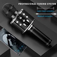Amazon music stream millions of songs: Shinepick 4 In 1 Bluetooth Dancing Led Lights Handheld Portable Speaker Karaoke Machine Wireless Karaoke Microphone Compatible With Android Ios Devices Home Ktv Player With Record Function