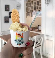 Masih di kota malang :)) kali ini saya akan diajak oleh sepupu saya untuk mencicipi salah satu kuliner yang katanya lagi hitz di 1 scoop gelato disini dibanderol dengan harga rp. 5 Kedai Gelato Yang Populer Di Kota Malang Sudah Coba