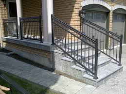 These brackets keep your railing straight or at an angle for stairs. Aluminum Stair Railings In Toronto And Gta