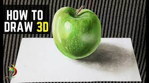 Thanks for watchingleave a line if you enjoyed the video!i am showing here how to draw 3d apple drawing. Very Easy How To Draw Apple 3d Drawing Of Apple For Beginners Youtube
