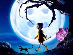 Ladrillos y líneas que se transforman en líneas paralelas diagonales rectas. 3 Peliculas De Terror Para Ninos Peliculas De Terror Coraline Arte De Tim Burton